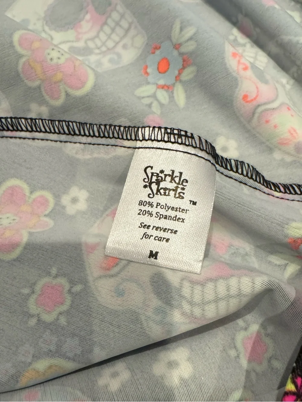 SPARKLE SKIRTS Skort - Day of the Dead